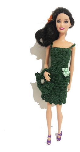 Vestido De Barbie Em Croche Para A Boneca Barbie